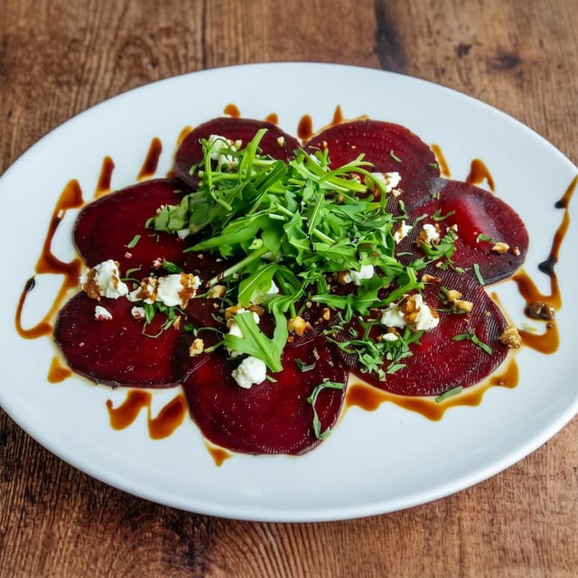 Beet Carpaccio Salad.